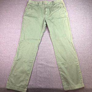 Vineyard Vines Pants Mens 35x34 Green Chinos Khakis Classic Casual Cotton